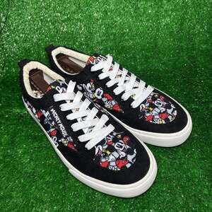 Ground Up Disney Mickey Mouse Sneakers Mens US 9 EU 42 Black Low Top Lace Up